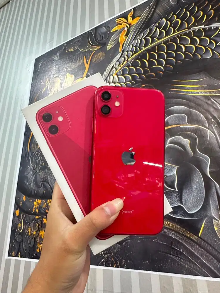 JUAL IPHONE 11 64 merah