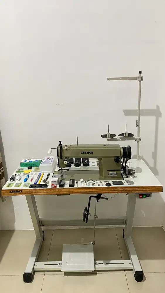 Mesin Jahit JUKI DDL-5530 Dinamo Servo MULUS SPAREPART BARU FULL BONUS