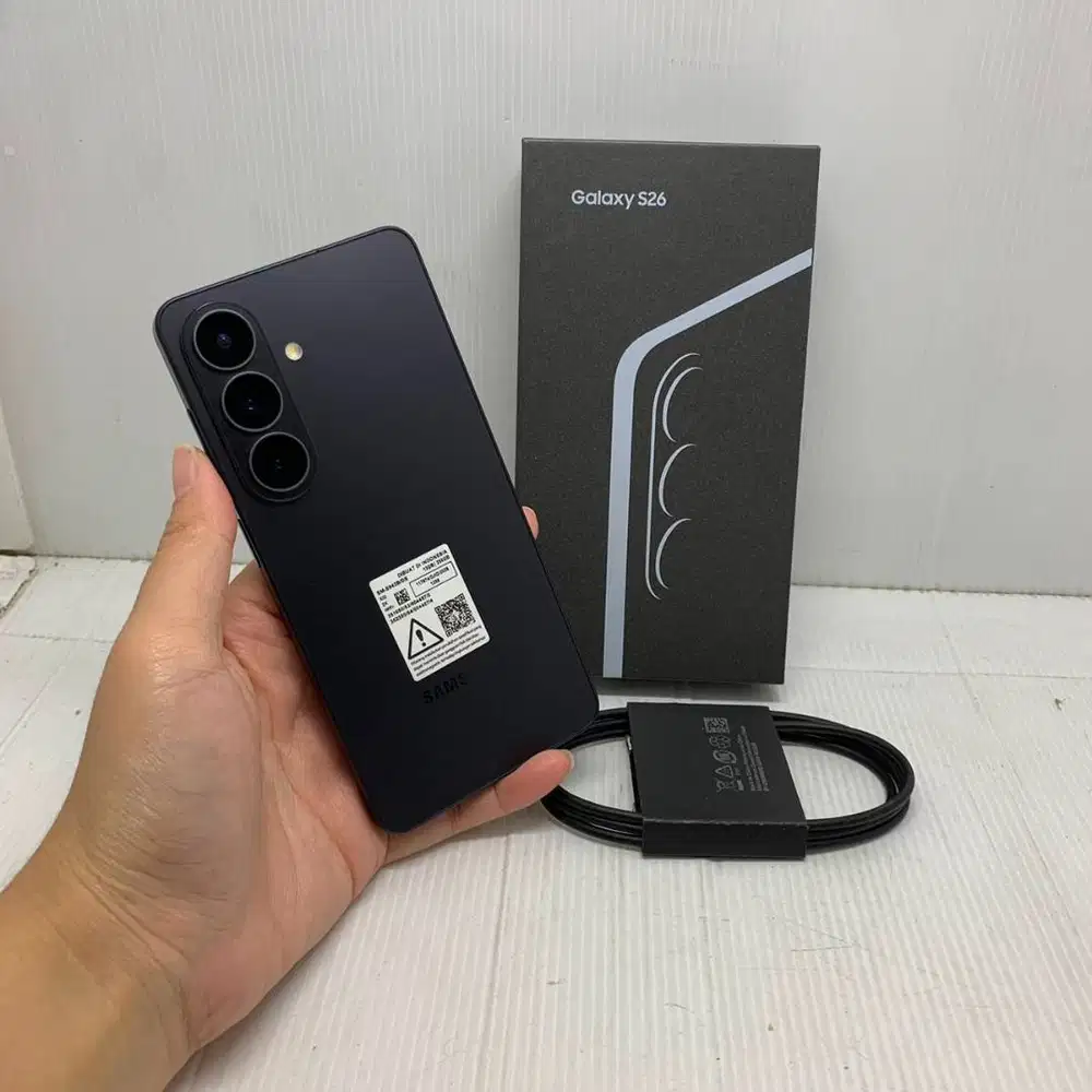 NO MINUS LIKE NEW 99% SAMSUNG GALAXY S26 5G BLACK 12/256 MULUS GRESS