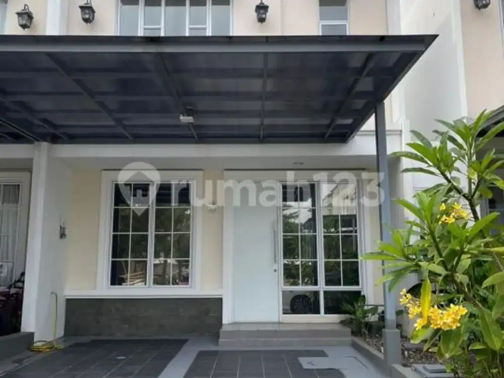 Rumah 2 Lantai Hadap Barat Semi Furnished di Cluster La Seine Jgc