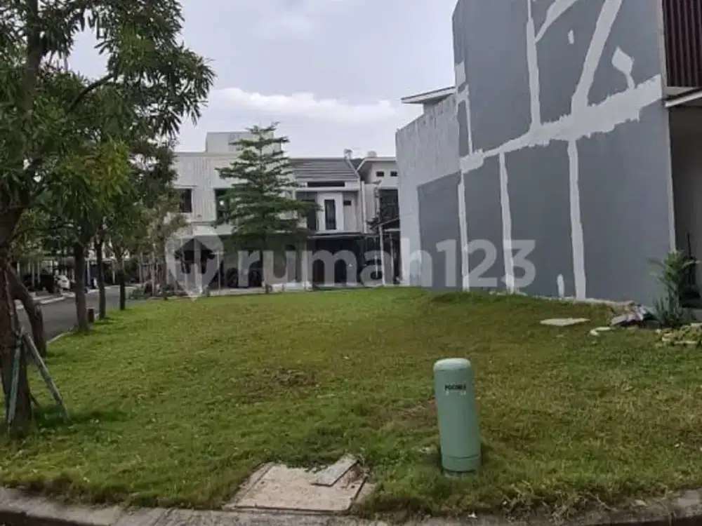 Kavling hoek luas 132m2 Cluster Shinano JGC Jakarta Garden City