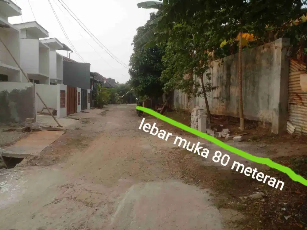 dijual tanah murah jalan lebar