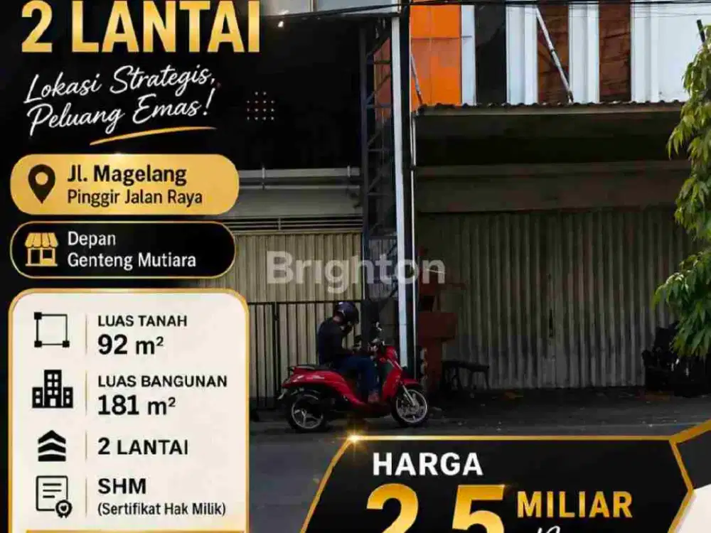 Ruko siap pakai di lokasi strategis