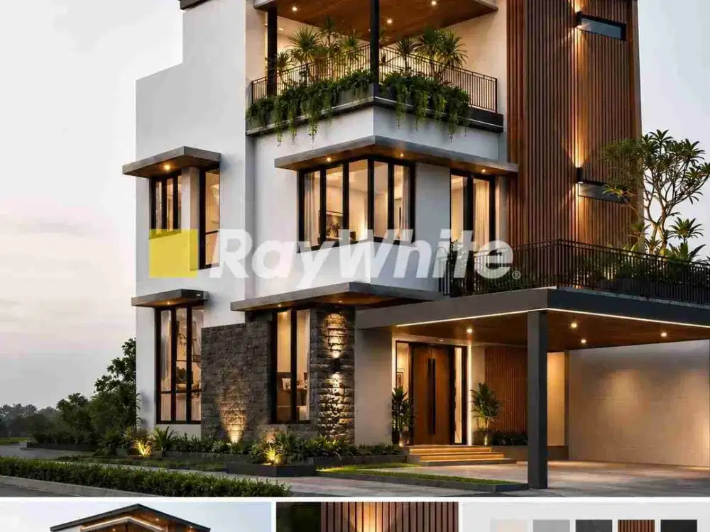 Rumah Baru Tropical Modern,Siap Bangun Komplek Perumahan Dekat Villa Cinere Mas