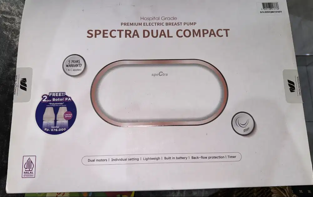 Spectra Dual Compact / Pompa Asi Elektrik Double Pumping