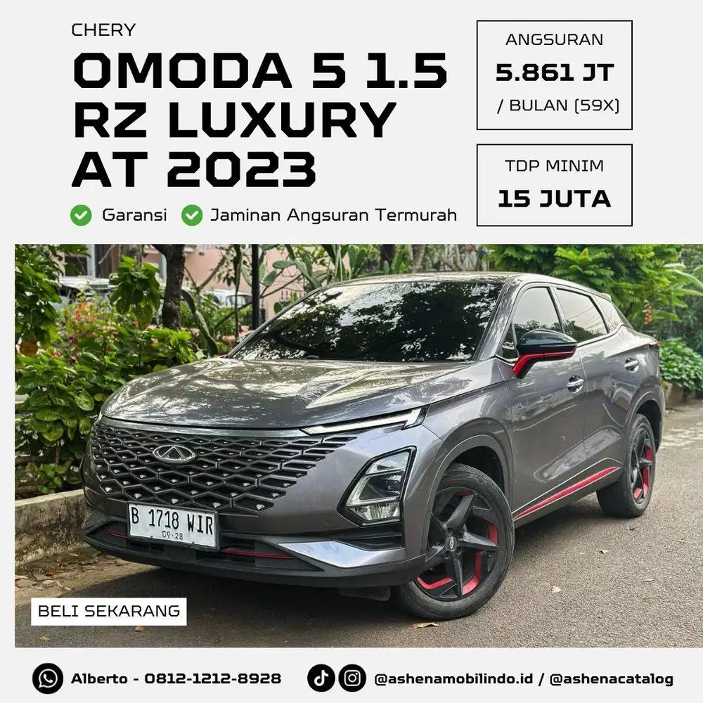[DP 15JT] Chery Omoda 5 RZ 1.5 Turbo AT Grey Sunroof LOW KM