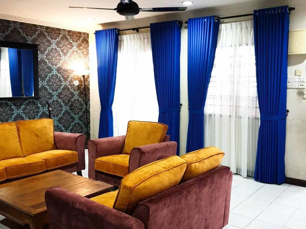 Menerima Pemasangan Gorden Wallpaper Dinding 3D Gordyn Hordeng Korden
