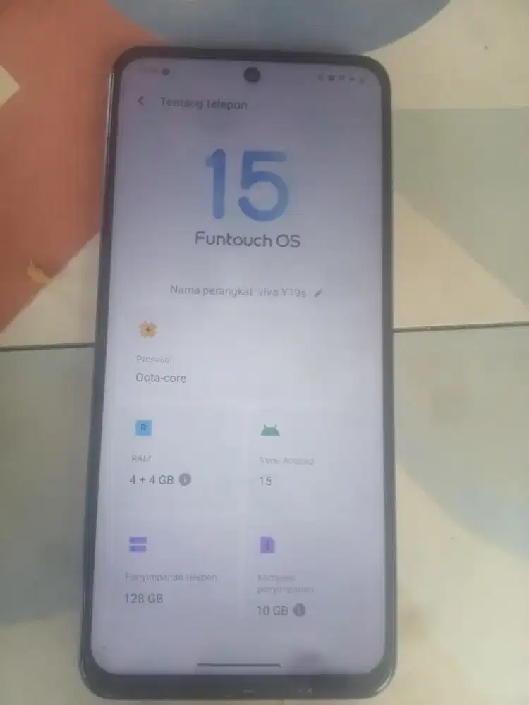 Vivo Y19s 4/128GB Bekas