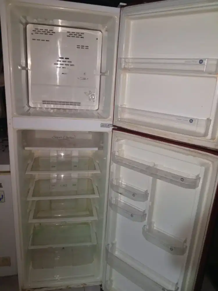 Rak kulkas sanken dan body kulkas sanken