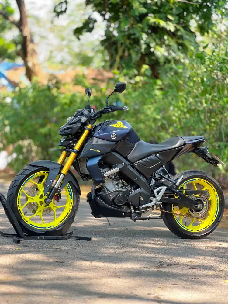 YAMAHA MT15 2019 BIRU KM LOW PAJAK PANJANG SIAP RIDING