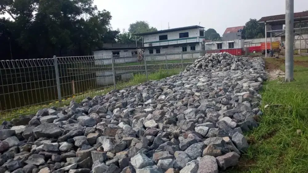 Material batu split Batu makadam pasir urug