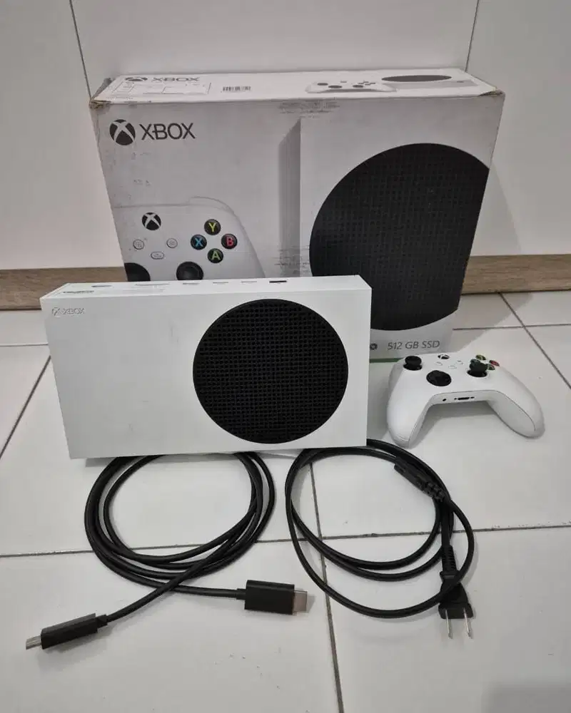 Xbox Series S 512GB White Japan Bekas – Fullset Ori + Bonus