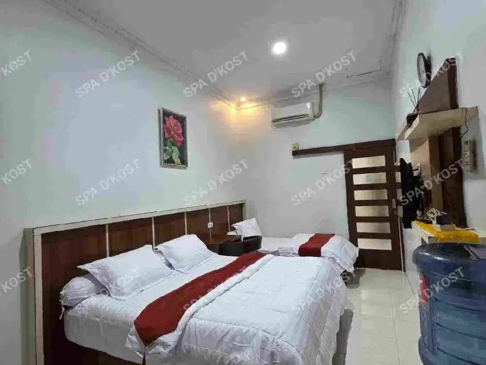 Sewa kontrakan Bulana Rumah tipe 35 studio SPA D'KOST sentosa sidomulyo Barat Pekanbaru