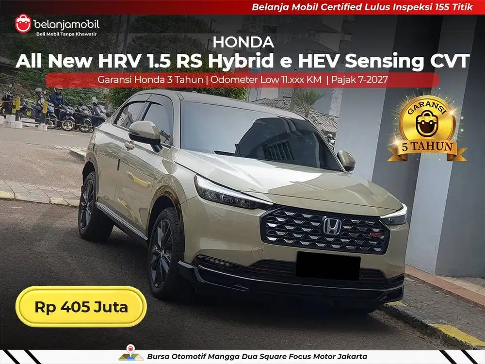 [ LOW KM ] Honda HRV HR-V HR V 1.5 RS Hybrid e HEV Sensing 2025/2026