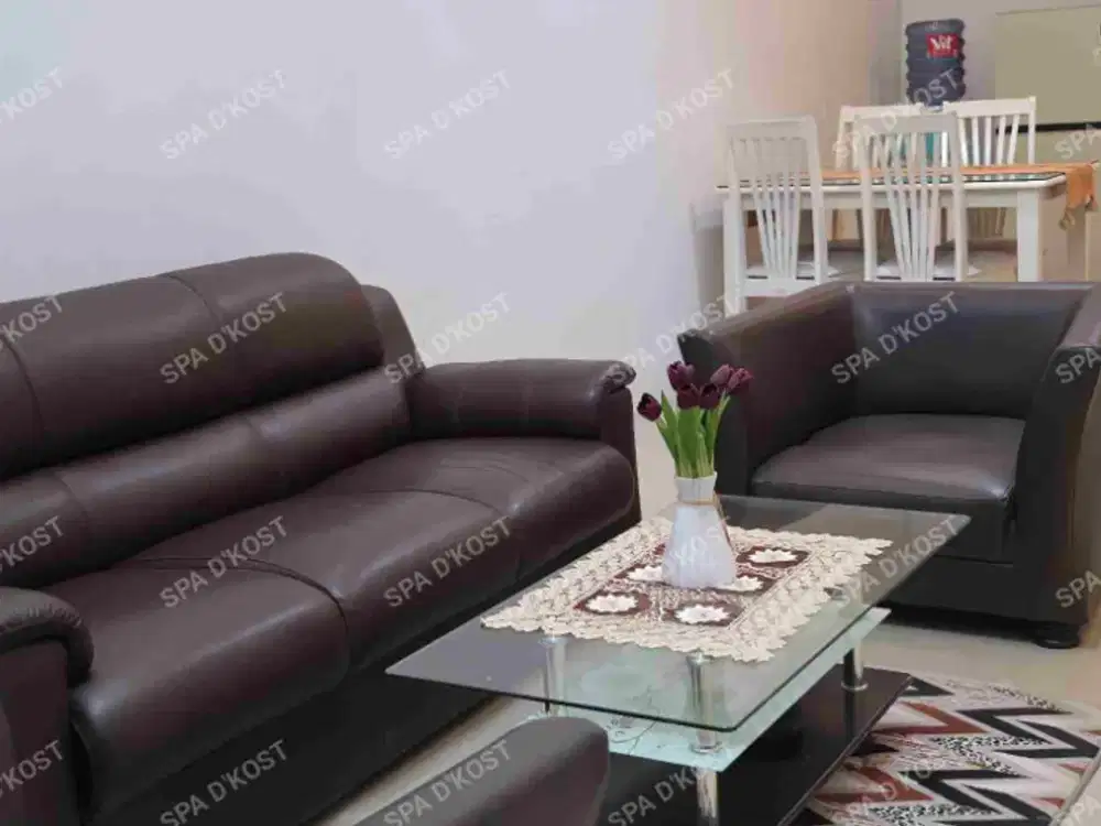 Rumah Sewa Kontrakan bulanan  Full Perabot Cluster tipe 65 Deluxe  SPA D'KOST Sidomulyo Barat Pekanbaru