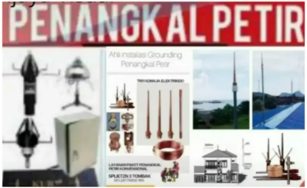 Ahli jasa pasang penangkal petir mauk kronjo legok