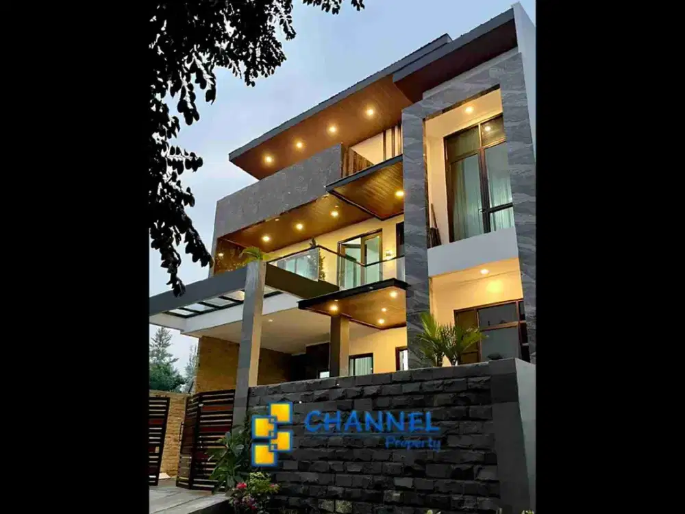Jual Rumah Mewah Dilengkapi Kolam Renang Pribadi di Modern Hill Pondok Cabe, St