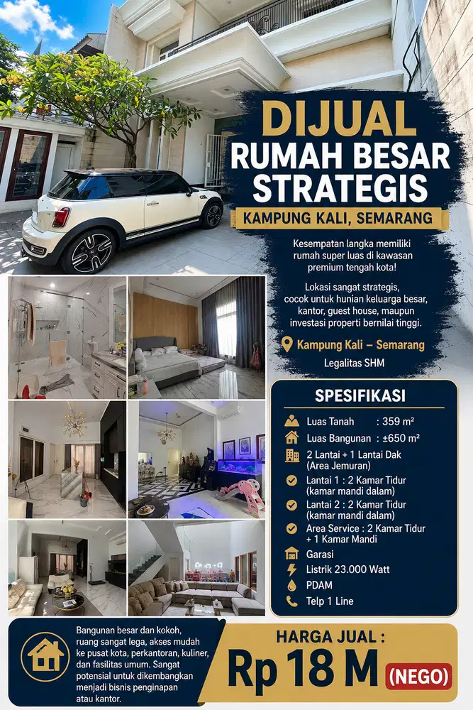 KAMPUNG KALI MEWAH VIEW 2LT/650m LOK STRATEGIS CEPAT SEGERA BU