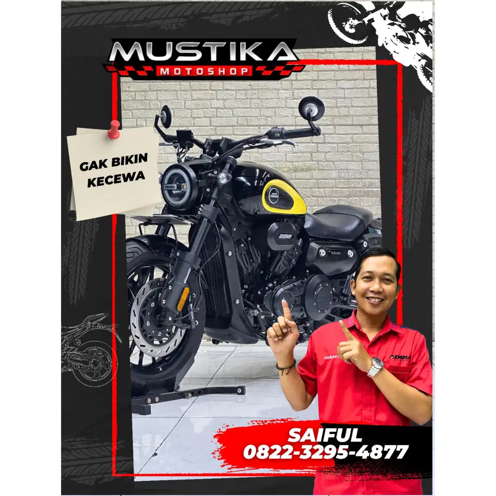 Perfect Condition!!Beneli Keeway Benda 252cc 2024 Plat D Mulus-Mustika