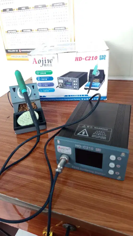 SOLDER STATION AOJIW HD-C210 ORIGINAL – BEKAS