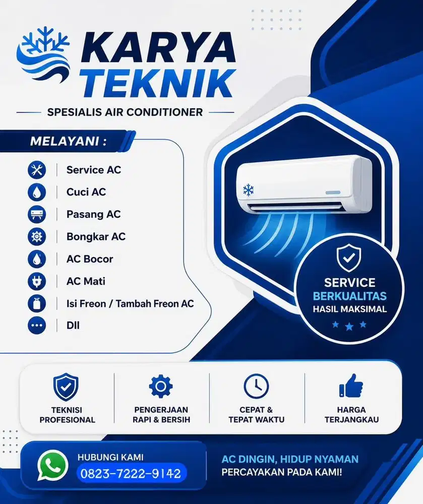 Service AC Bergaransi