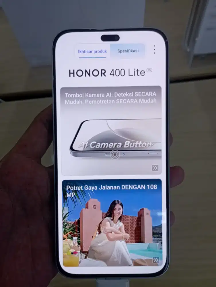 Honor 400 lite 5G Ram 8/256 GB Cicilan Tanpa DP