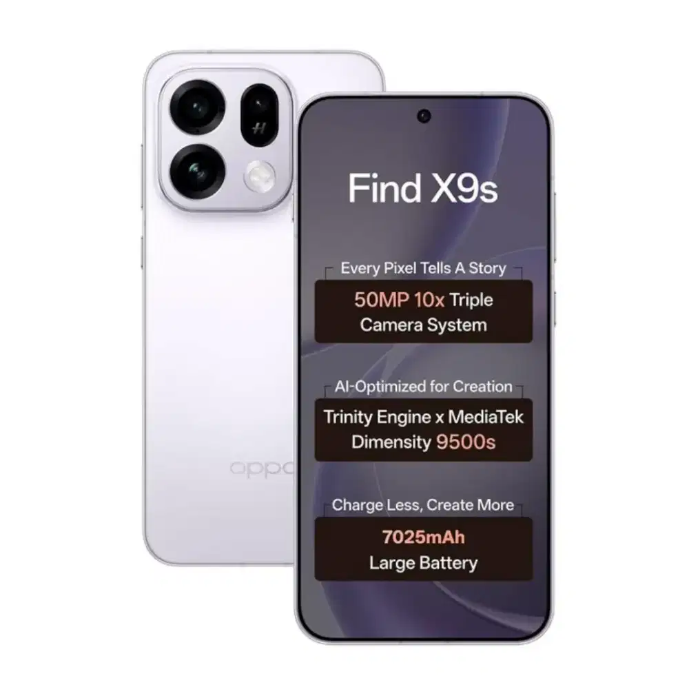 OPPO FIND X9s BISA CICILAN TANPA DP SYARAT HANYA KTP AJA