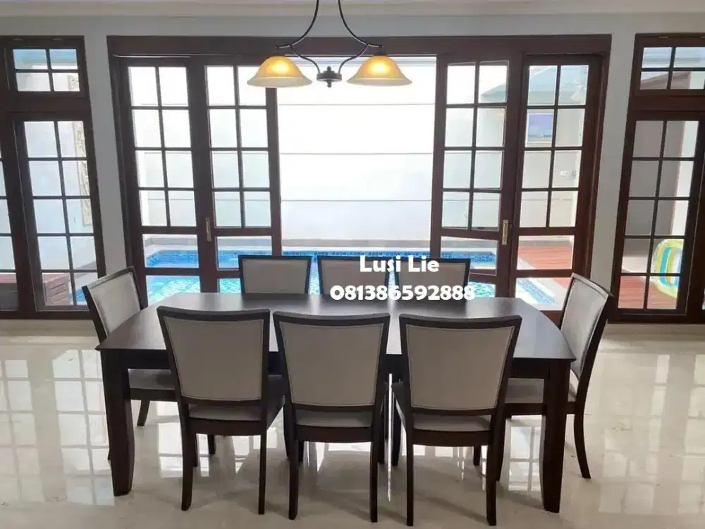 Rumah Furnished bagus mewah ada kolam renang,Pondok Indah