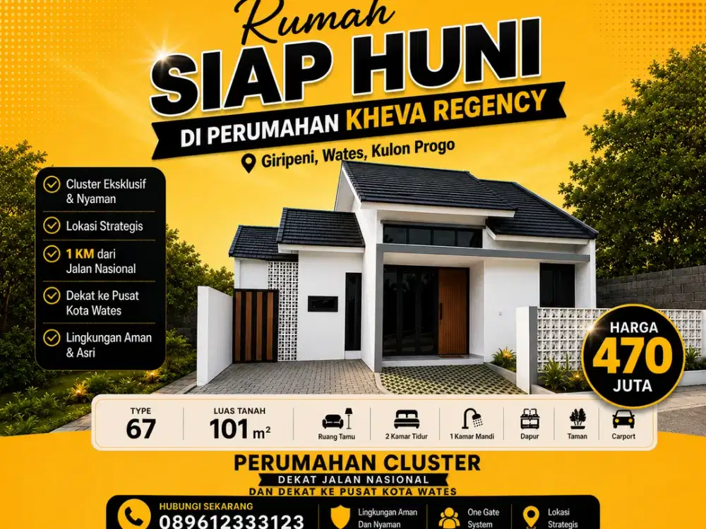 rumah siap huni di giripeni wates