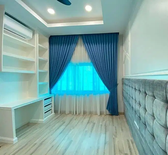 Jasa Pasang Gorden Custom Wallpaper Dinding 3D Gordyn Hordeng Korden