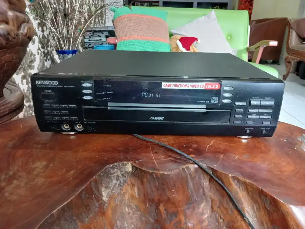 CD VCD Player isi 3 merk Kenwood Jadul Simpanan Koleksi NORMAL -REMOTE