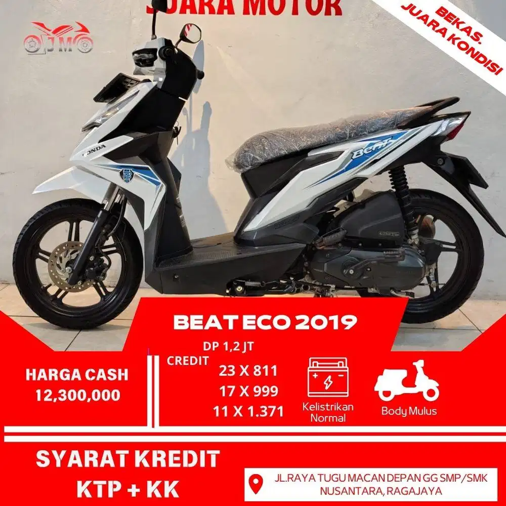 BEAT ECO PAJAK PANJANG UNIT SIAP PAKAI FULL ORIGINAL