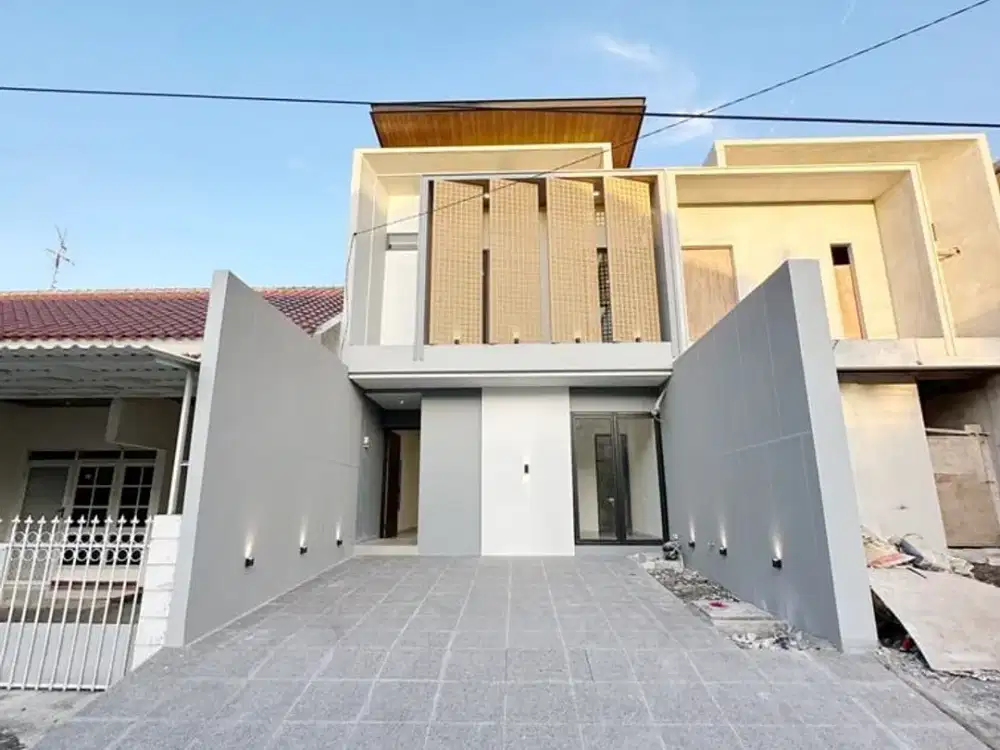 Dijual Rumah Baru Minimalis Smart Home Sistem Di PERUM. Panjang Jiwo Sutabaya