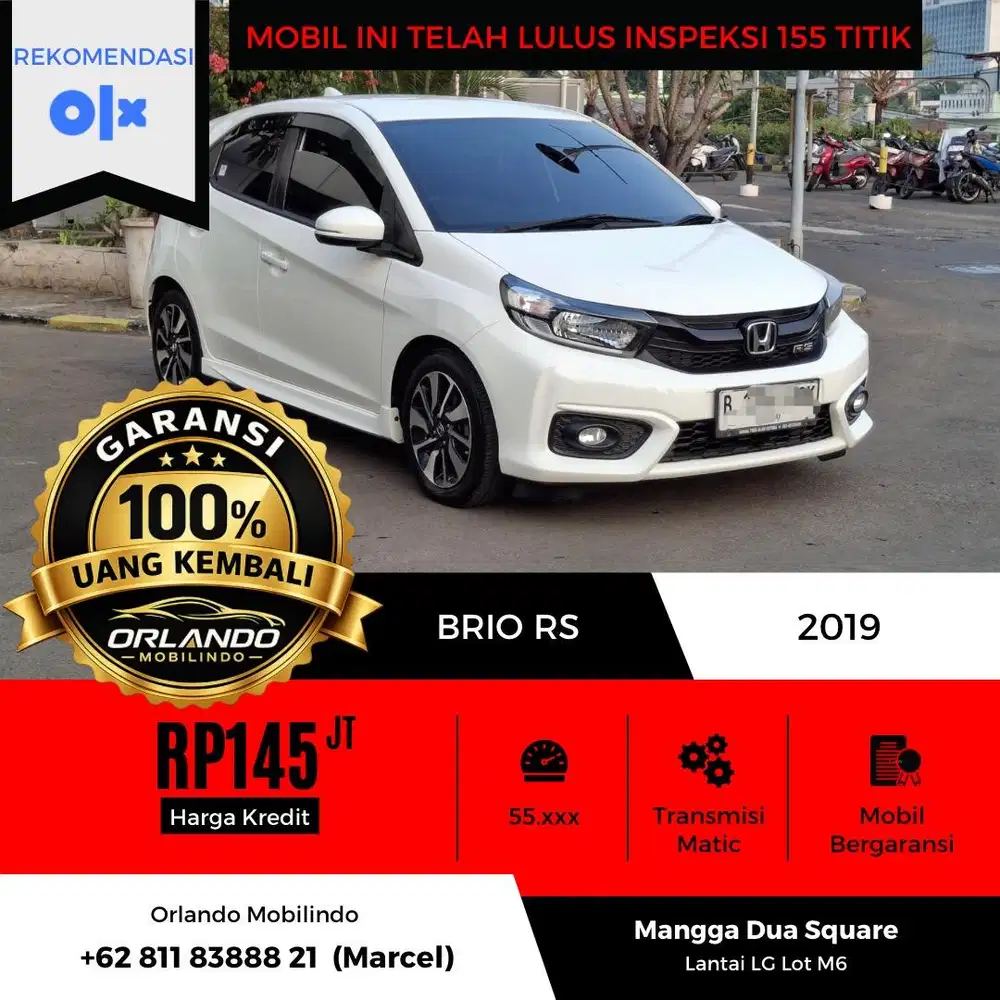 58RB | HONDA BRIO RS 2019/2020