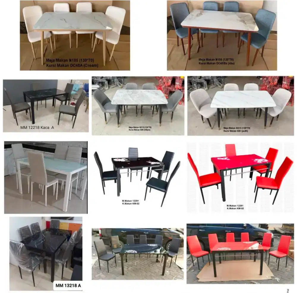 Jual satu set meja makan banjarmasin