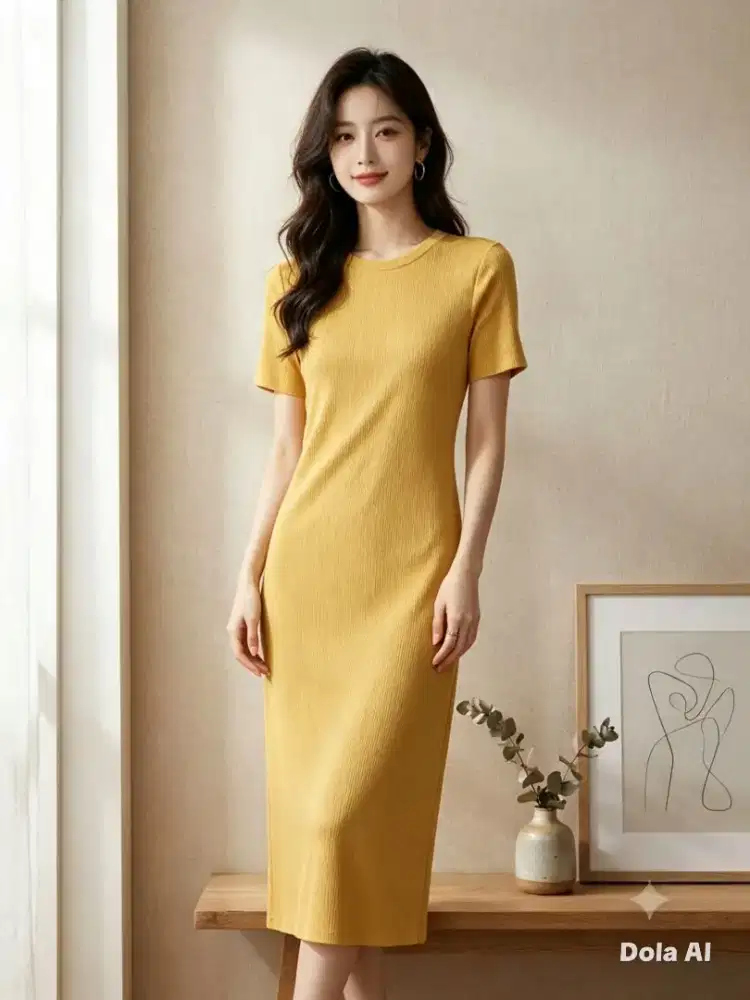 Dress Knit Mustard