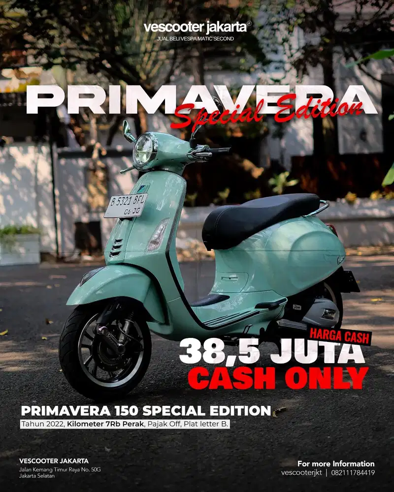 VESPA PRIMAVERA 150 SPECIAL EDITION 2022