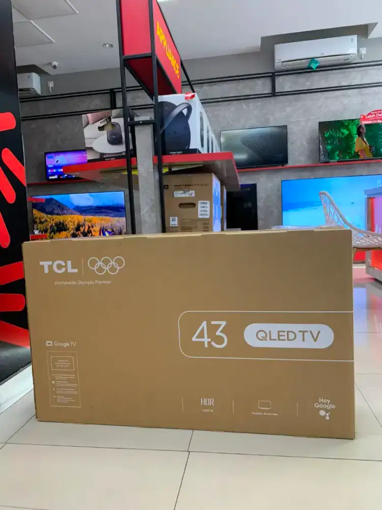 KREDIT TV TCL 43 INCH QLED