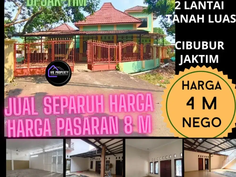 DIJUAL RUMAH USAHA SETENGAH HARGA