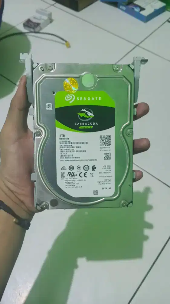 hardisk Seagate Barracuda 3TB SATA 3.5 masih segel