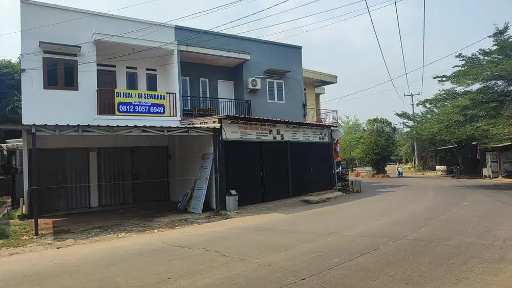 DIJUAL RUKO MURAH 610jt pinggir jalan /DISEWAKAN 25jt per tahun