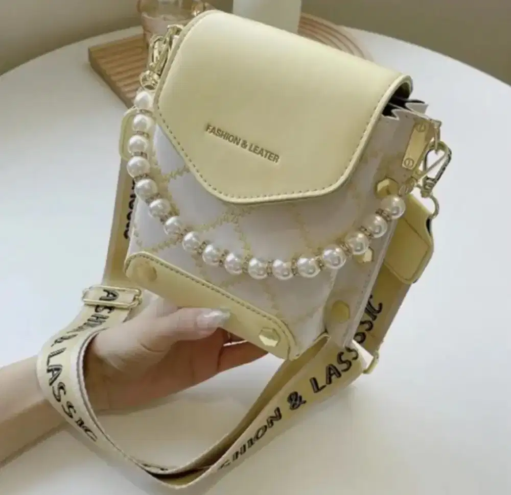 Tas Tangan Tas Bahu Tas Selempang Kuning