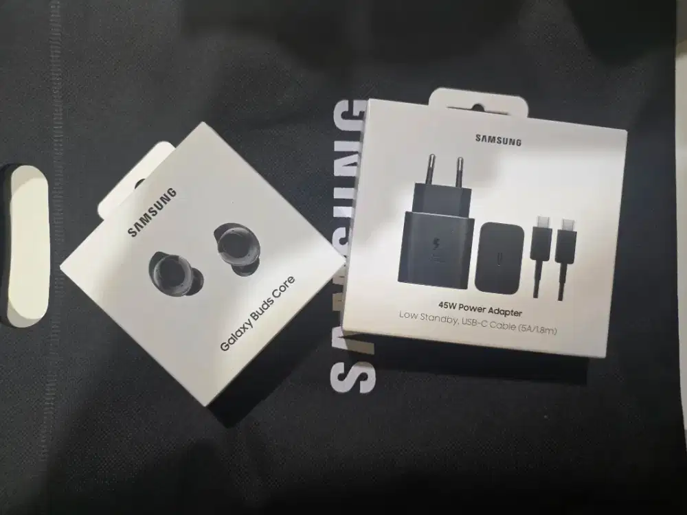 Samsung Galaxy Buds Core + Charger 45w Original BNIB