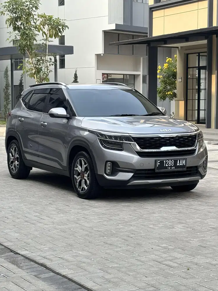 KIA SELTOS  EXP 1.4 A/T Turbo 2021 Silver (type tertinggi)