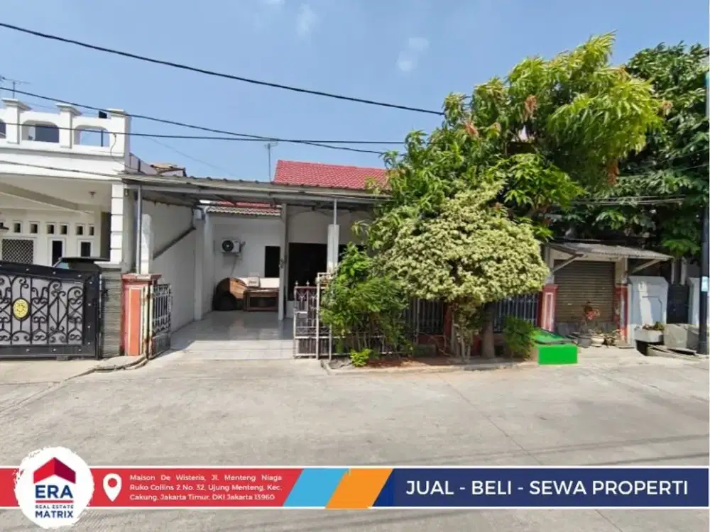 Jual Rumah 3 KT Semi Furnished SHM di Pulo Gebang Permai Cakung Rp1,7 M