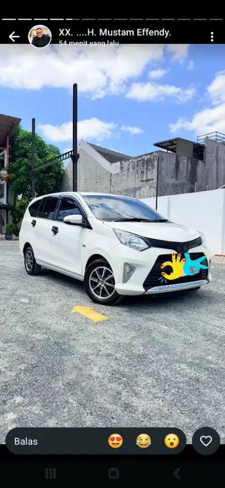 DI JUAL MOBIL TOYOTA CALYA 1.2 G -A/T METIK TAHUN 2019 WARNA PUTIH