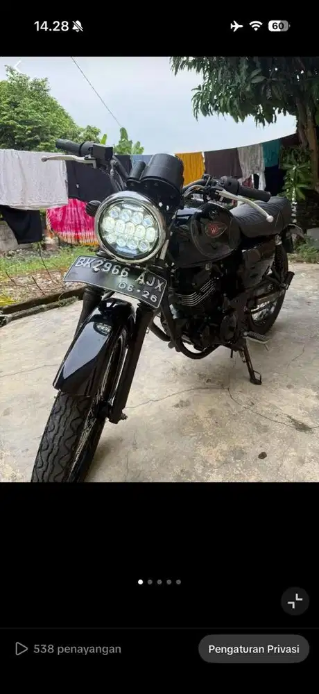 Dijual kawasaki W175 SE BLACK