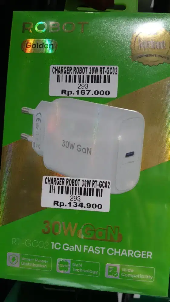 CHARGER ROBOT 30W RT-GC02