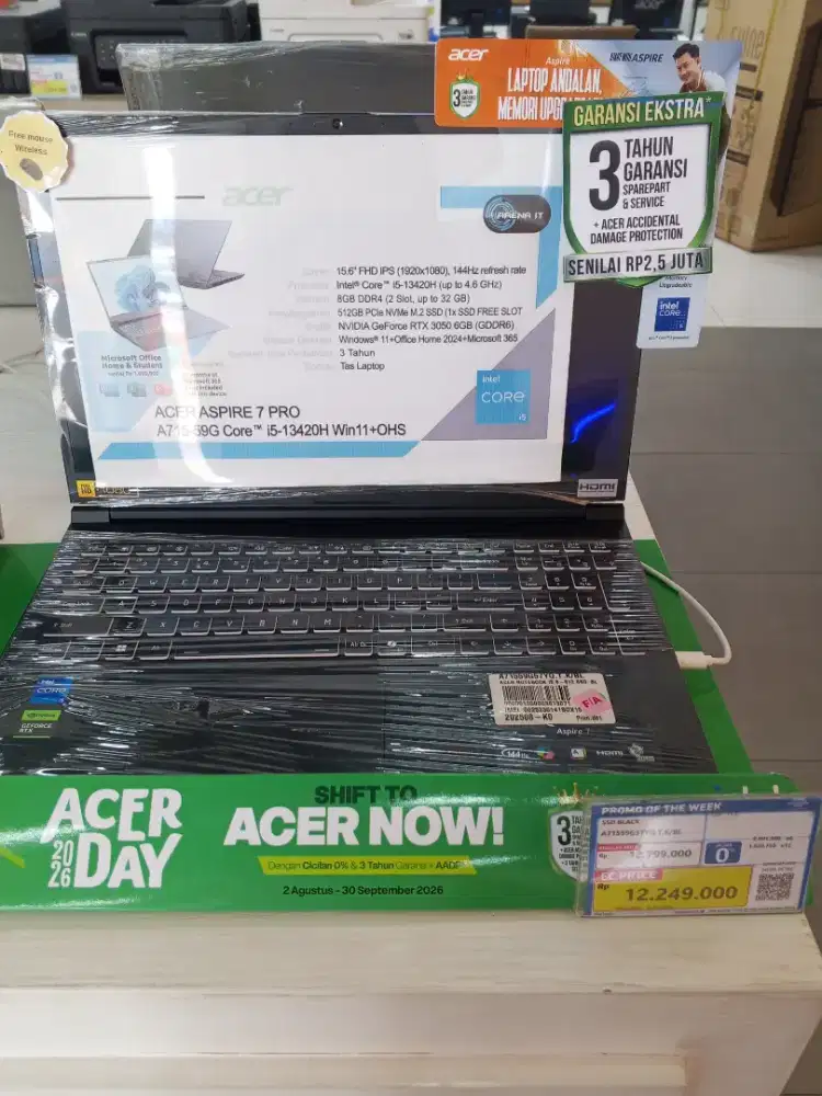 Acer Aspire 7 A715-59G i5 RTX 3050