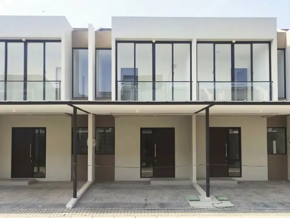 Rumah 2lt luas 4,5x10 45meter 2KT Cluster California PIK 2 Pantai Indah Kapuk